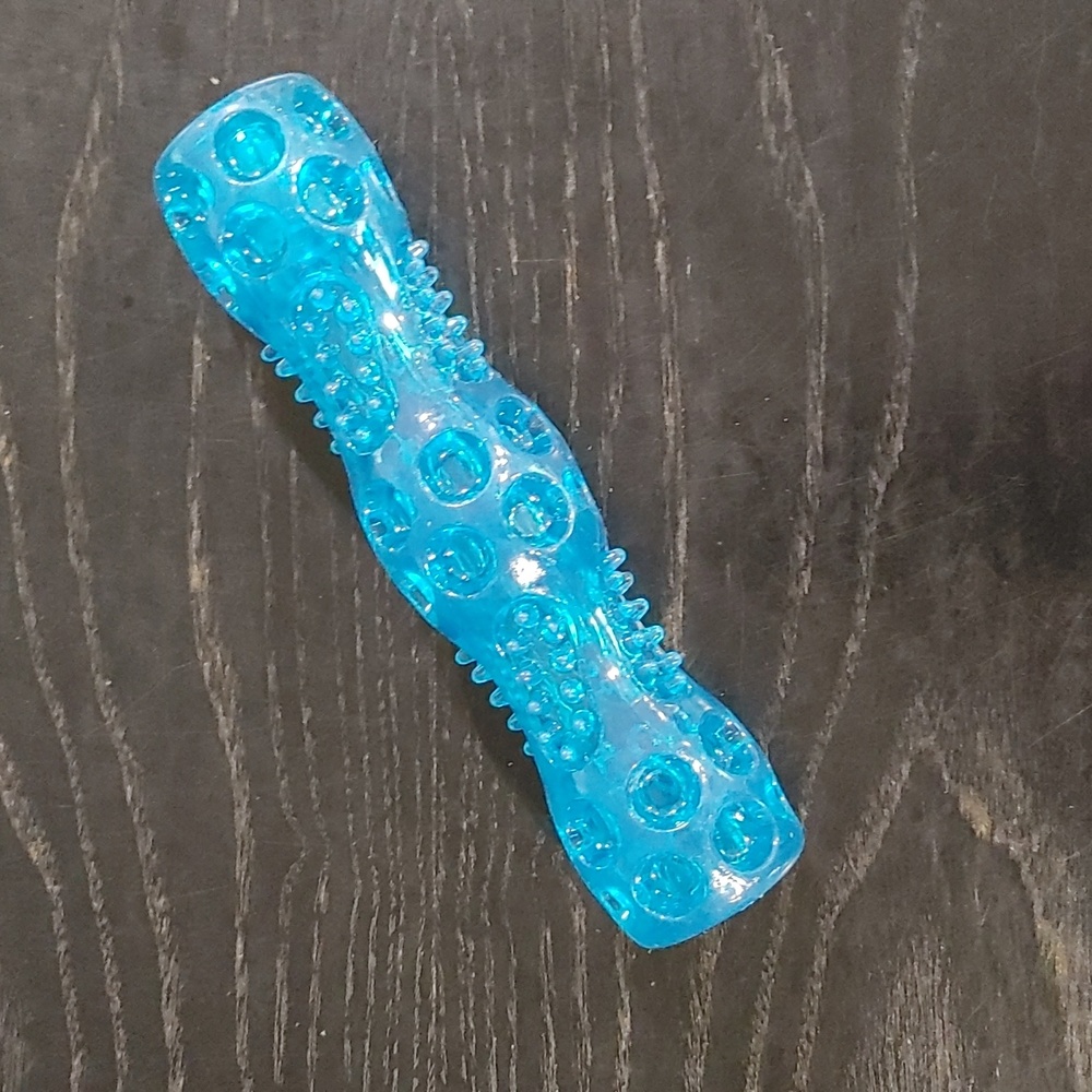 Teal Rubber Dog Trainer and Chew